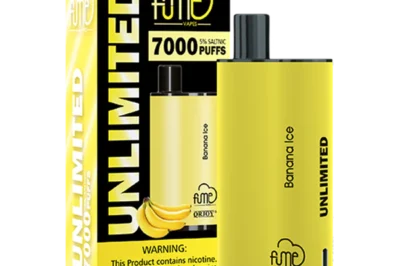 Fume Unlimited 7000 Puffs Banana Ice Device: A Cool and Sweet Vaping Experience