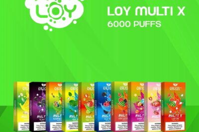 The Ultimate Vaping Experience: Loy Multi X 6000 Puffs Disposable Vape