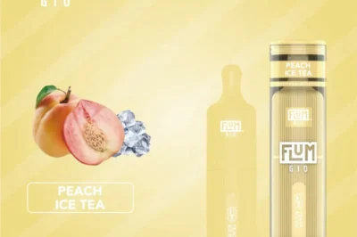Flum Gio 3000 Puffs Peach Ice Tea – A Refreshing Vaping Experience