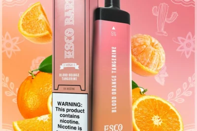The Esco Bar Mega 5000 Puffs Blood Orange Tangerine Experience