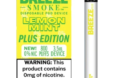 The Essence of Innovation: Discovering Breeze Plus Zero Nicotine 800 Puffs Lemon Mint