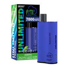 Exploring the Fume Unlimited 7000 Puffs Blueberry Mint Device: A Flavorful Vaping Adventure